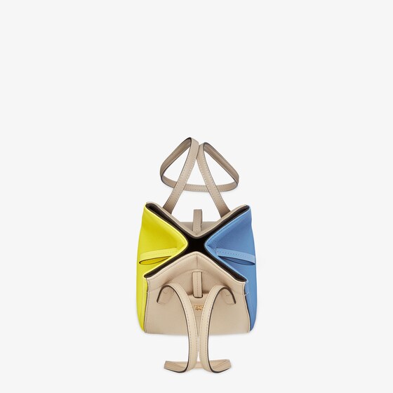 Fendi Origami Mini Multicolour Leather Mini Bag That Can Be Transformed - Image 5